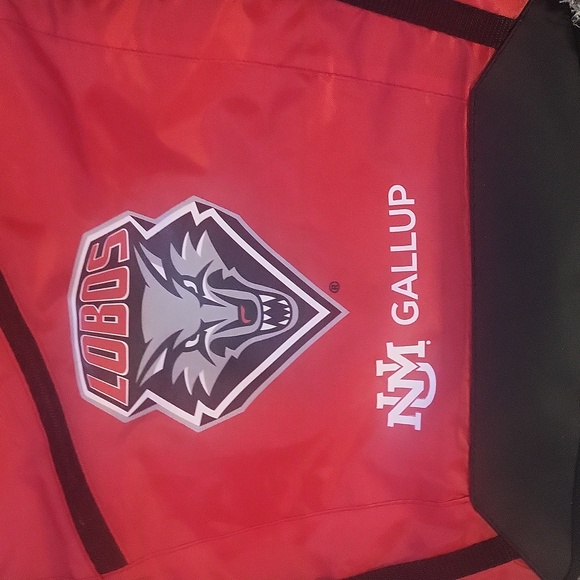 Lobos Red Drawstring Backpack - Picture 2 of 3